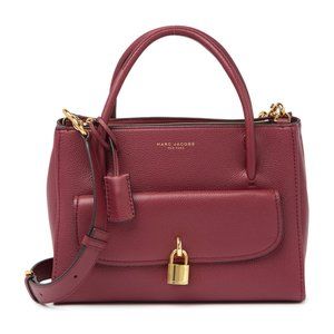 Marc Jacobs lock that leather tote bag